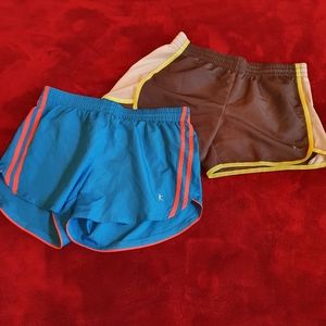 Danskin Now athlet shorts - 2 pairs - sz small 4/6